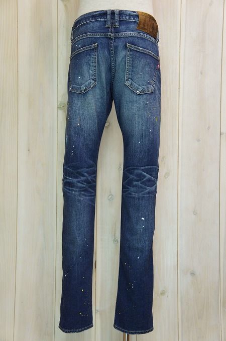 TMTの拘りデニム・TPTS1513 STRETCH LIGHT DENIM SLIM TYPE606 CRUSH&PAINT(INDIGO)☆そして、10kg以上。_b0108653_23052511.jpg