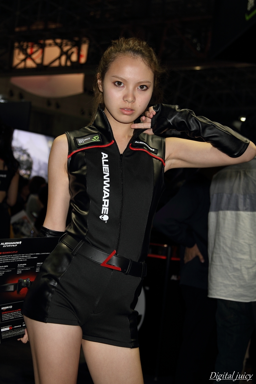渡辺蘭 さん エイリアンウェア ブース Digital Juicy 渡辺蘭 さん エイリアンウェア ブース Digital Juicy