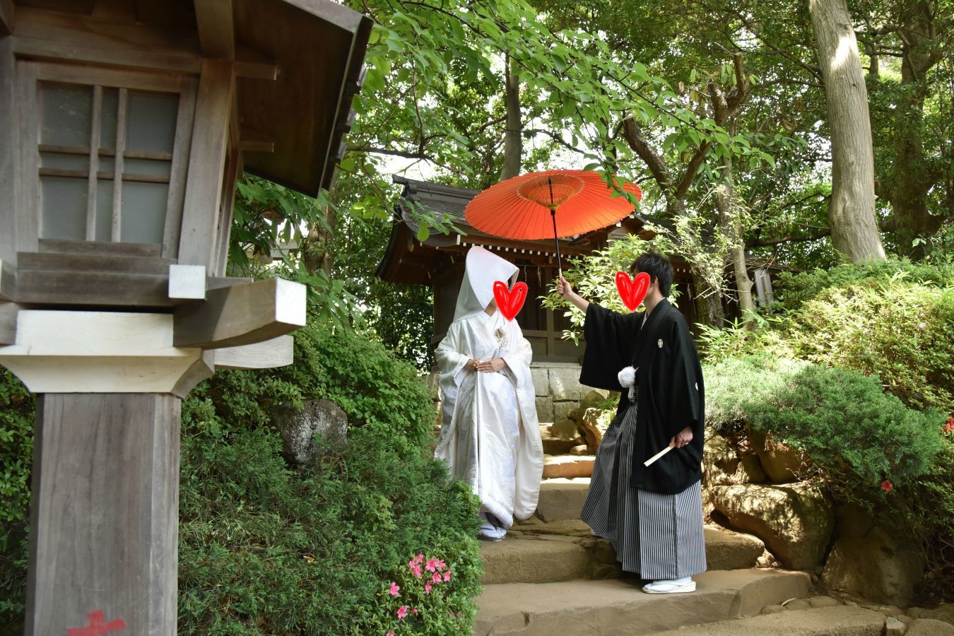 和装前撮り＠華雅苑 新検見川店～検見川神社～_a0337624_00231070.jpg