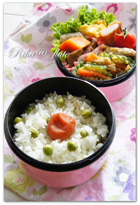 グリーンピースごはんのお弁当 6月6日演奏会終了(^0^)/♪_c0103827_19135095.jpg