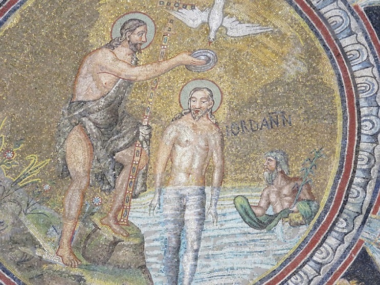 キリストの洗礼 ラベンナのモザイクから フィレンツェdiary 2