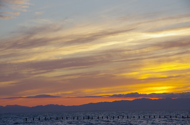 野間の夕景_a0235077_1614982.jpg