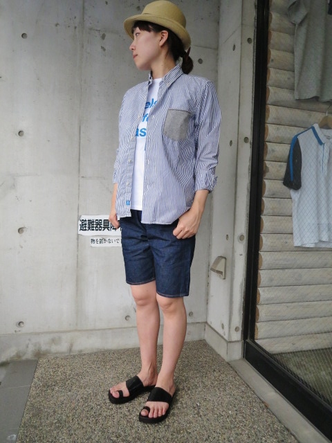 Kato の夏です。Kato のSHORTS です。。。尾錠付きDENIM SHORTS！★！_d0152280_23464621.jpg