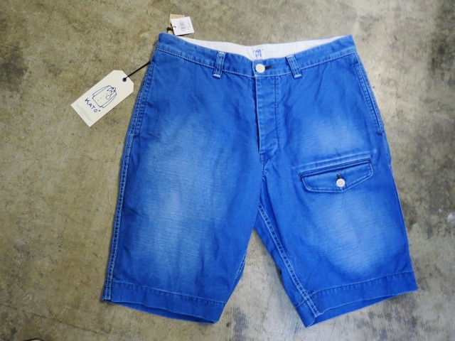 Kato の夏です。Kato のSHORTS です。。。尾錠付きDENIM SHORTS！★！_d0152280_23481613.jpg