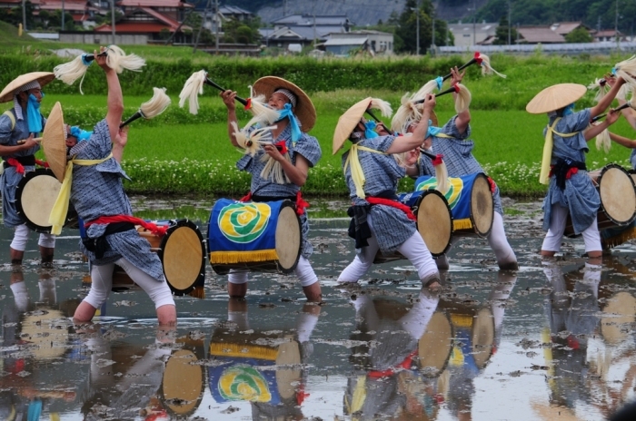 \" 大土山田楽大花田植　甲田町 \"_f0350223_18042120.jpg