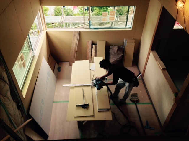 もうすぐ足場解体 京都修学院の家_b0349892_08183569.jpg