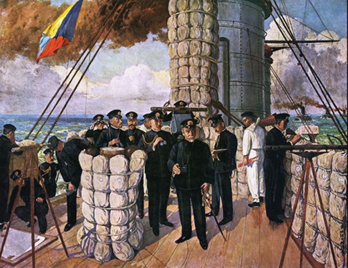 三笠艦橋の図・複製画】Vol.42 1926年(大正15年)に東城鉦太郎が