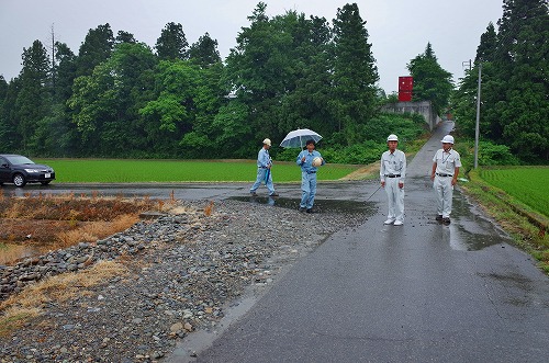 舗装の現場協議へ_c0336902_1646176.jpg