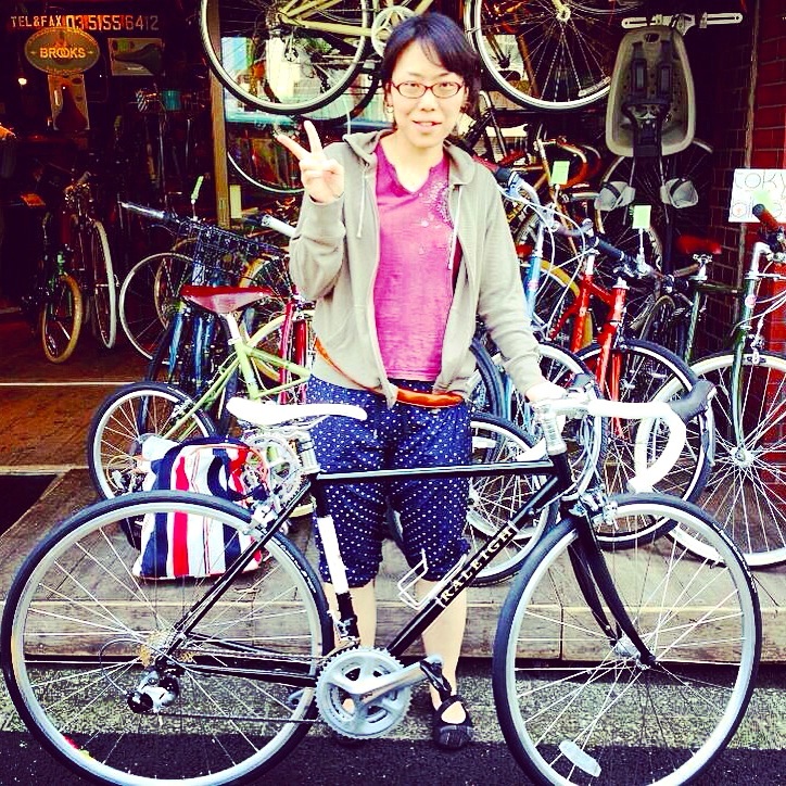 ☆今日のバイシクルガール10本立て☆ 自転車女子 おしゃれ 自転車ガール ミニベロ クロスバイク ロード _b0212032_20222125.jpg