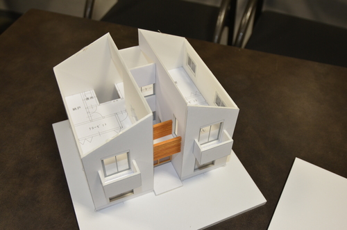 住宅模型作りに挑戦2（中学生の職業体験）_a0152040_228137.jpg