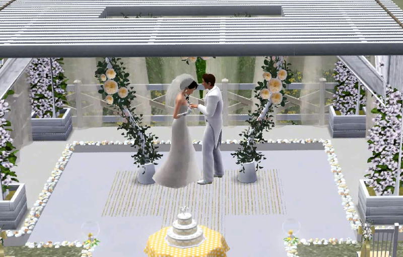 The Sims3：やっと結婚式ができました_a0040848_1948288.jpg