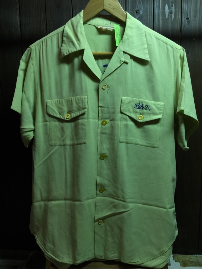 神戸店6/17（水）夏物ヴィンテージ入荷!#1  Bowling Shirt① BlackRayon!(T.W.神戸店)_c0078587_1417191.jpg