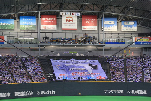 ラベンダー色の札幌ドームへ行ってきました。 6月15日_f0113639_19472912.jpg
