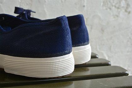 Italian navy canvas sneaker dead stock_f0226051_13264135.jpg