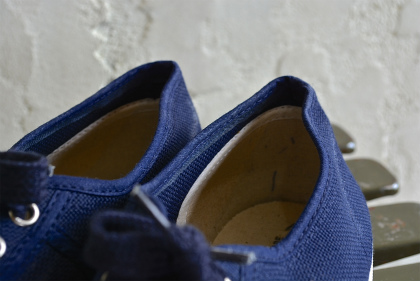 Italian navy canvas sneaker dead stock_f0226051_13271510.jpg