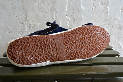Italian navy canvas sneaker dead stock_f0226051_13273458.jpg