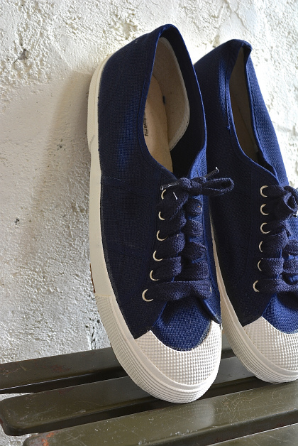 Italian navy canvas sneaker dead stock_f0226051_1328024.jpg