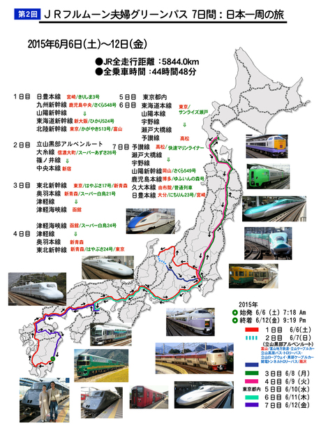 ★第2回 フルムーン夫婦グリーンパス日本一周の旅 初日目:6月6日(土)・・・♪♪ _c0156359_14452419.jpg
