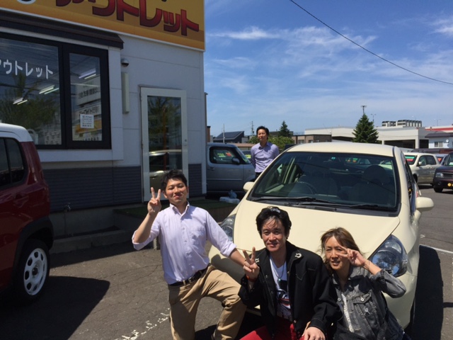 6月１９日（金）TOMMYアウトレット☆M様フィット納車！！！★１００万円以下専門店♪♪_b0127002_1901599.jpg