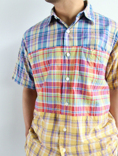 ROUGH & TUMBLE　Tri Combo Shirt - Plaid  Blue / Purple / Lime_b0139281_1819664.jpg