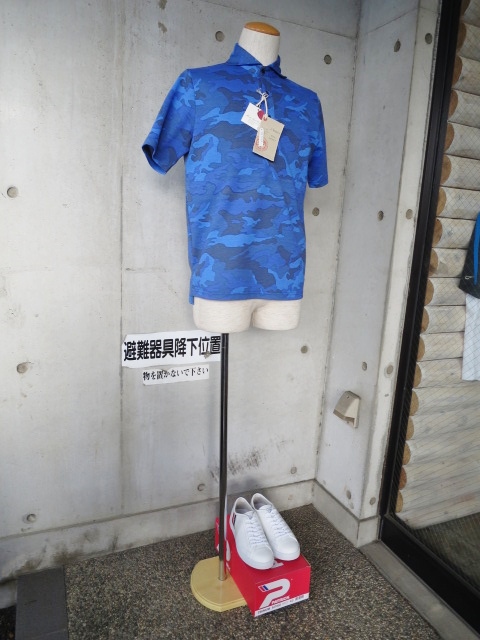 好評のRING JACKET より・・・大人のWIDE カラーPOLO (BLUE CAMO)!★!_d0152280_19502391.jpg