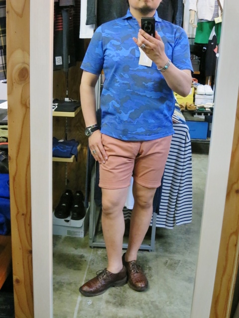 好評のRING JACKET より・・・大人のWIDE カラーPOLO (BLUE CAMO)!★!_d0152280_2005673.jpg