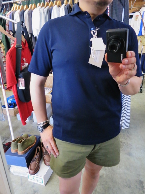 好評のRING JACKET より・・・大人のWIDE カラーPOLO (BLUE CAMO)!★!_d0152280_201234100.jpg