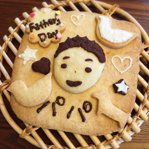 父の日似顔絵クッキー Yummy Handmade日和