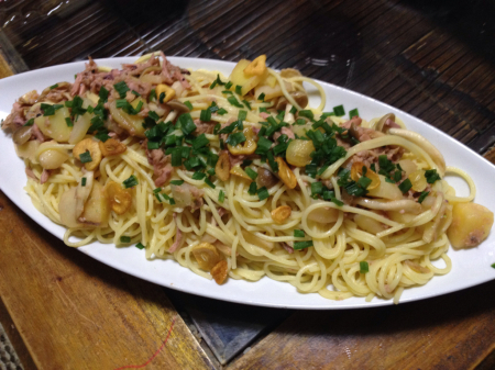 vol.27 へべすのイカの塩辛パスタ_a0300410_11414110.jpg