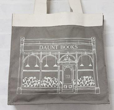 【限定特価】 ロンドン ドーントブックス グレー再 BOOKSトートバッグ DAUNT バッグ