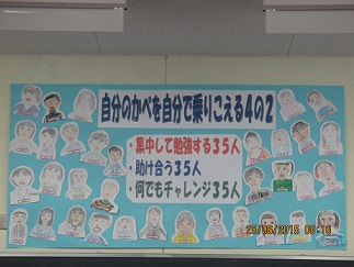 4年生 学級目標 北条小学校 4年生 学級目標 北条小学校