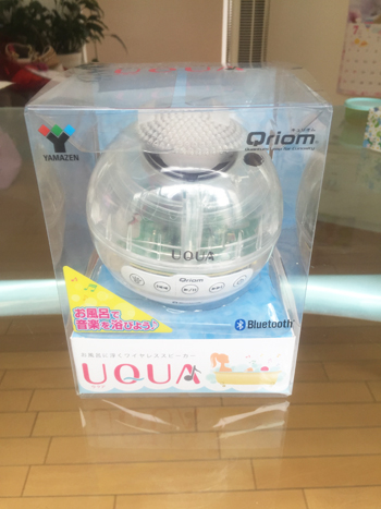 ☆ワイヤレス防水スピーカー『UQUA（ウクア）』☆_c0116550_0311517.jpg