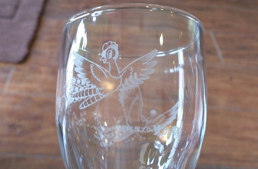 手塚治虫「火の鳥」グラス : コルビジェ