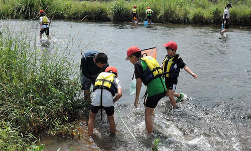 川の学校　―方県小学校5年生、川で遊ぶ―_b0029488_052173.jpg