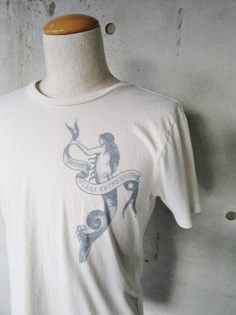 NUDIE TEE 久々の入荷です★ MERMAID TEE! By NUDIE JEANS_d0152280_16525571.jpg