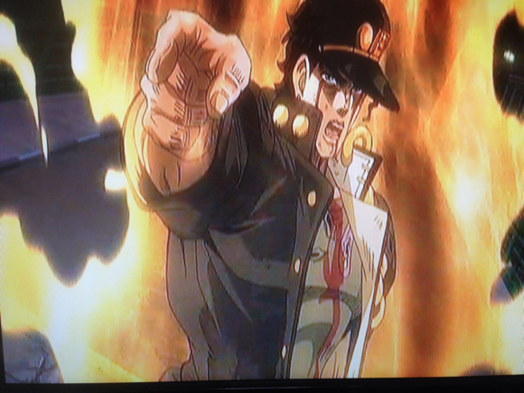 ジョジョの奇妙な冒険　複製原画　承太郎　vs　ディオ　最終決戦 ジョジョ 1-5部 最終決戦 - ニコニコ動画