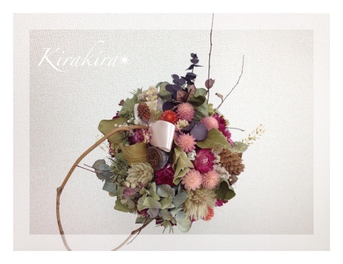 素敵な ball wreath☆ by chocottooさん♪_f0354014_08034876.jpg
