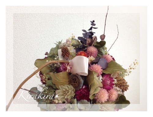 素敵な ball wreath☆ by chocottooさん♪_f0354014_08034883.jpg