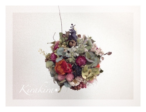 素敵な ball wreath☆ by chocottooさん♪_f0354014_08034918.jpg