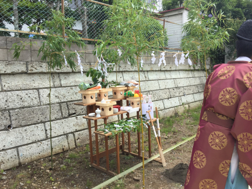 藤沢市Ｋ邸地鎮祭_f0070542_14050752.jpg