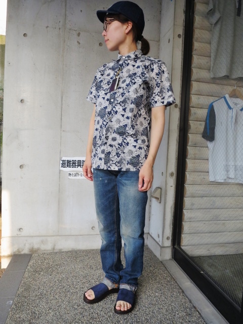 季節IN!しましたネ。。。LIBERTY柄 S/S SHIRTS (Newhaven) By SOUND MAN_d0152280_15121943.jpg