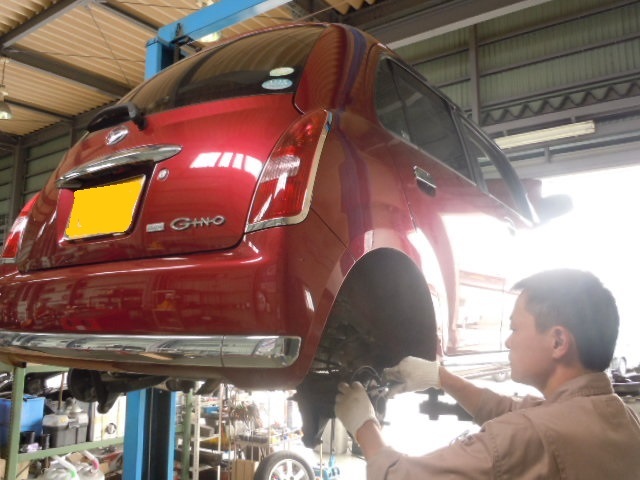 ダイハツ ミラジーノ 車検整備中(*・∀・*)/ _c0213517_13364271.jpg