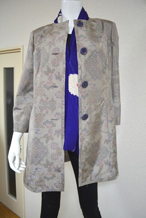 着物リメイク大島紬の春夏ジャケットコート_e0191489_19415235.jpg