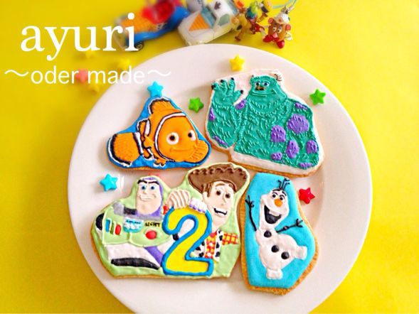Pixarアイシングクッキー Ayuria Happy Studio