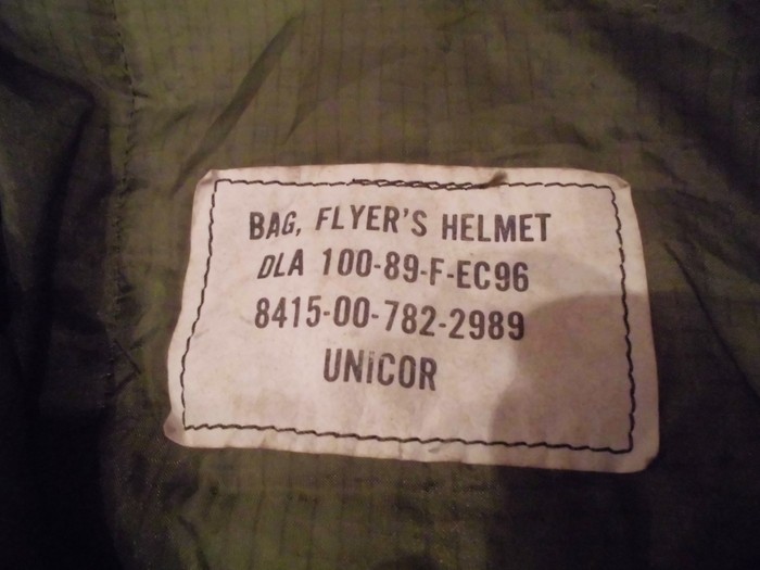 1989　USAF　HELMET　BAG_e0187362_1834525.jpg