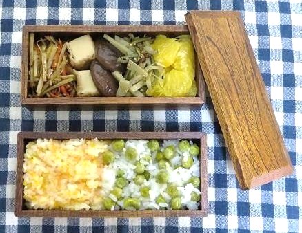 精進料理風(^^ゞお弁当_d0317481_12213715.jpg