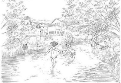 東のくるめと隣のめぐる イラストでひがしくるめ元気湧湧商品券ポスター 券もめぐるのイラスト 蜃気楼の如く 東のくるめと隣のめぐる イラストでひがしくるめ元気湧湧商品券ポスター 券もめぐるのイラスト 蜃気楼の如く