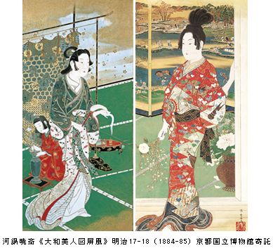 先笄の彩り』油彩肉筆画