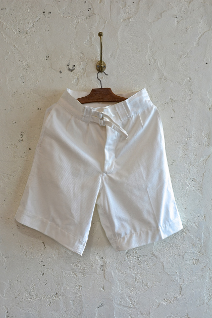  Italian army chino shorts white（gurkha shorts）_f0226051_16365608.jpg