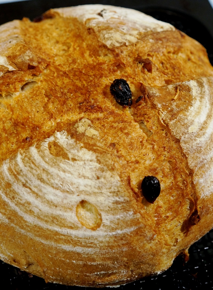 久々に 胡桃レーズン入りカンパーニュ 詳細レシピ付きです 料理と趣味の部屋